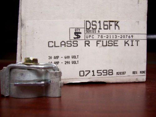 Class r fuse kit cat. no. ds16fk series a (box of 15) for sale