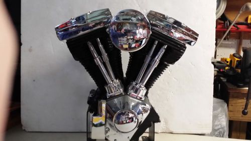 Harley Davidson Wall Art, EVO Engine Art (exhaust pipes can be mounted.) NICE!