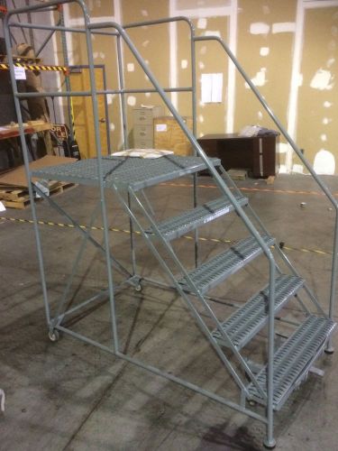 Cotterman co.steel step ladder easy 50 tm rolling platform ladder for sale