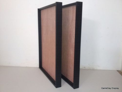 Display cases + free hangers frame for jersey football basketball lot of 2 b for sale