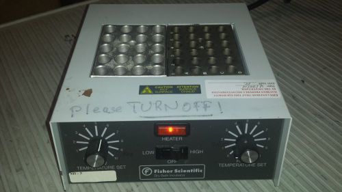 Fisher Scientific Dry Bath Incubator  11-718-2  2 Blocks * FREE SHIPPING