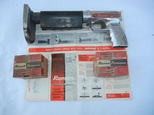 RAMSET 122MD Hammer Nail Gun Powder Actuated Tool AND FASTENERS