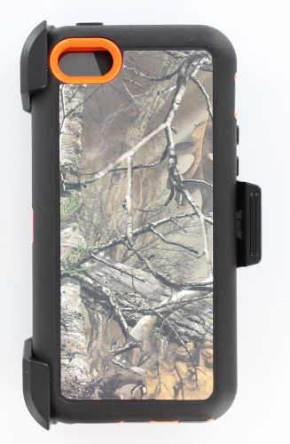 New hunter camo tree defender  phone case cover w screen protector iphone 5c for sale
