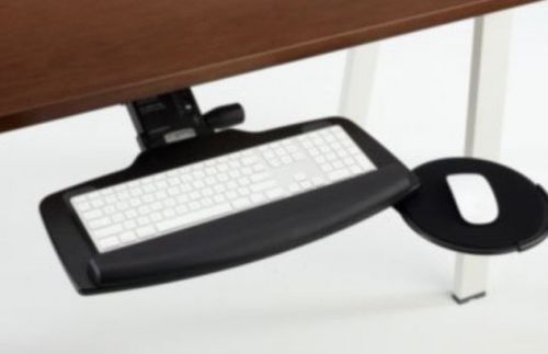 Haworth Adjustable Keyboard Tray Package W/Mouse Tray