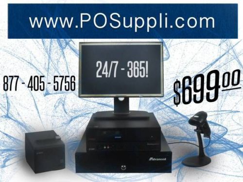 Complete pos system with software- point of sale for salon, restaurant, retail. for sale