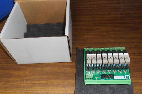 Phoenix Contact Terminal Block WITH 8 Omron G2R-1-S(S)  24 V Relay