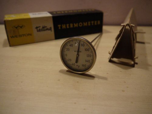Weston 2&#034; Dial testing Thermometer -40 to 160F  8&#034; Stem Model 4200