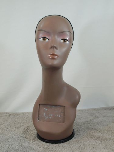 FEMALE MANNEQUIN HEAD - Wig/Hat display -with Revolving Base! Pretty &amp; Realistic