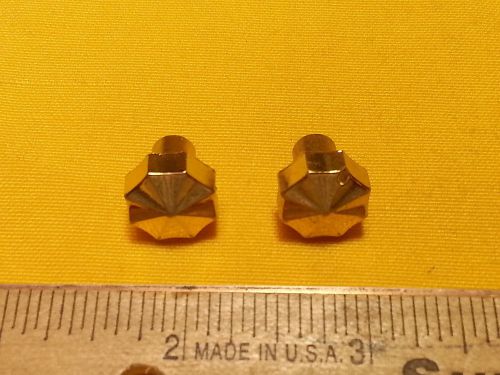 2 - Clock Radio Knobs Gold Plated for Admiral Vintage Clock Radios