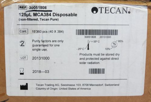 Tecan 125uL MCA 384 Disposable Non-filtered Tips # 30051808 Qty 15360