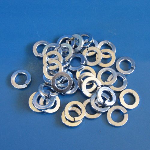 Spring locking washers bright zinc plated 1/4&#034; 100pcs for sale