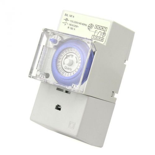 24 hrs mechanical programmable digital timer switch manual/auto control 16a 220v for sale