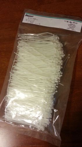 Panduit 5 5/8inch PAN-TY 18lb Natural Cable Ties PLT1.5M-M QTY-1000 -NEW-