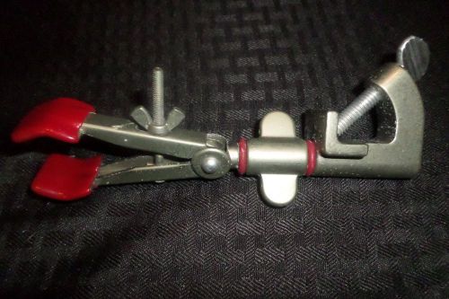 VWR Talon Medium Two-Prong Nickel-Plated Zinc Single Adjust Clamp 0–76 mm(0–3&#034;)