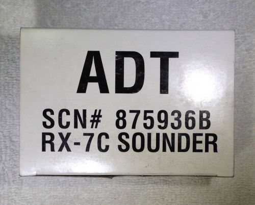 New adt rx-7c 875936b indoor siren sounder, burglar alarm panel for sale