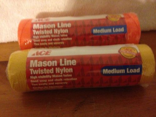 785&#039; #18 Twisted Nylon Mason Line, High Visibility Mason Twine