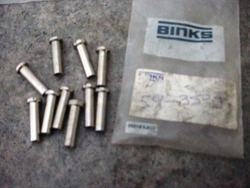 10 Binks adjusting screws part no. 54-3539 NOS airless paint spray gun sprayer