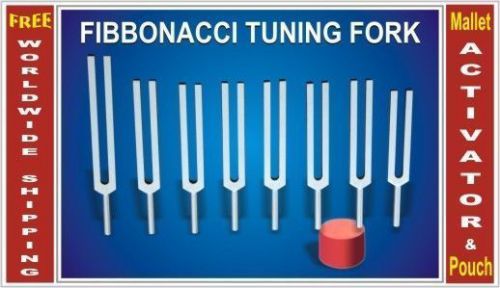 Magical fibonacci tuning forks - bridge between realities by hearing response for sale