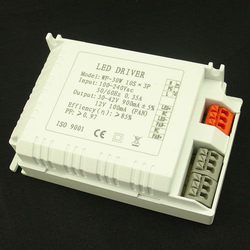 30W LED Constant Current Driver Power Supply Transformer 900mA Non-Waterproof HK