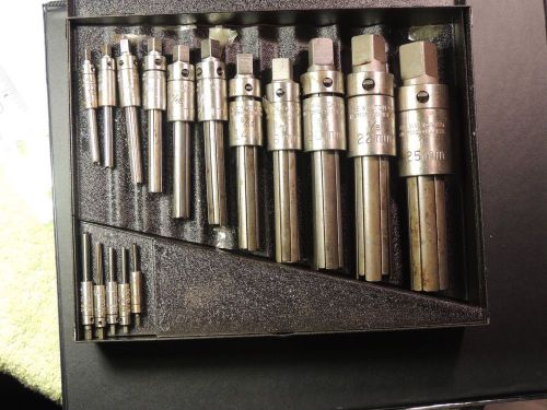 Vintage Walton 16 piece Set Industrial Tap Extractor ~ Metal Working