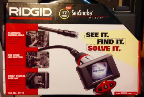 Ridgid see snake 31118 for sale