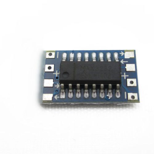 2Pcs MCU mini RS232 MAX3232 to TTL Level Pinboard Converter Board New