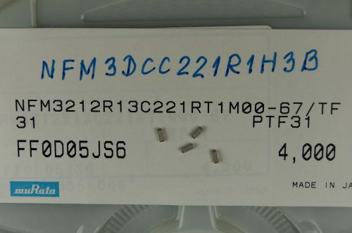 20pcs NFM3DCC221U1H3L previous NFM3212R03C221R feed trough capacitors MURATA