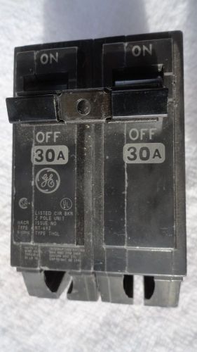 Ge 2 pole 30 amp 240 volt circuit breaker for sale