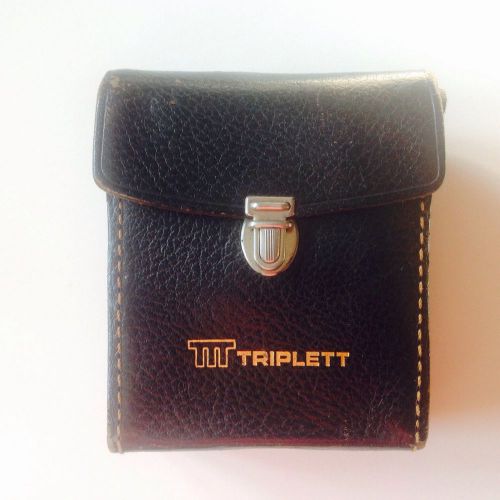 Vintage TRIPLETT  Model 310 Analog Volt Ohm METER w/ Leather Case