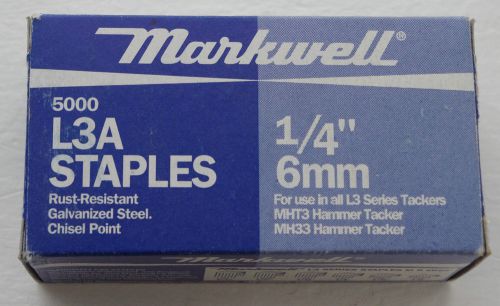 Markwell L3A Staples 1/4&#034; 6mm 5000 for L3 Series Tackers