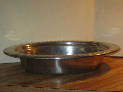 Large bon-chef stainless steel restaurant ware  oval serving bowl for sale