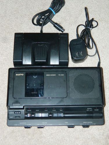 Sanyo trc-8080 variable playback transcriber foot control pedal for sale