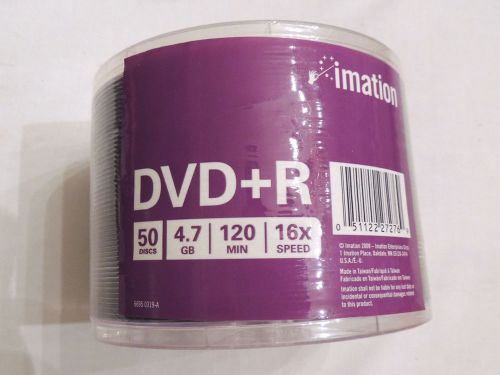 Imation  DVD+R 16x  4.7GB  50 Pk 120min