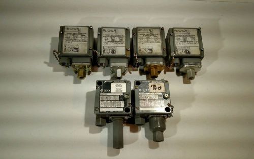 Square D 9012 GAW-2/ GAW-5 Pressure Switch Interrupter and AB Bulletin 836T Lot