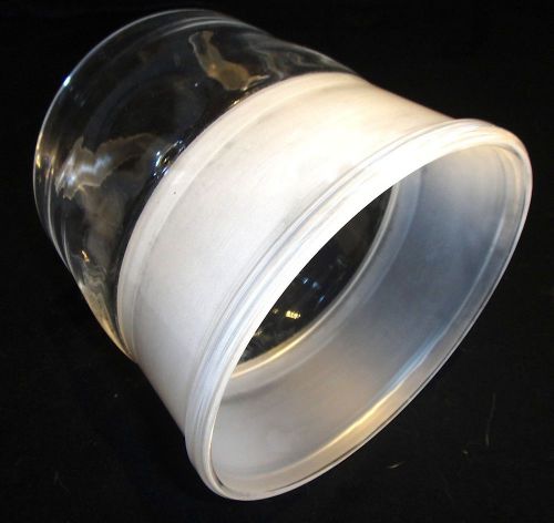 Furnace tube end cap female quartz fused silica 5 3/4&#034; OD for 6&#034; tube
