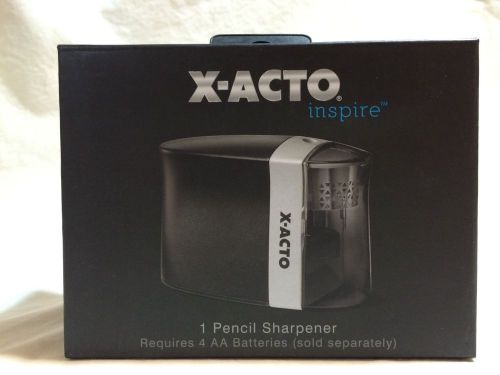 New In Box X-acto wireless electric pencil sharpener Black Graduation Gift!