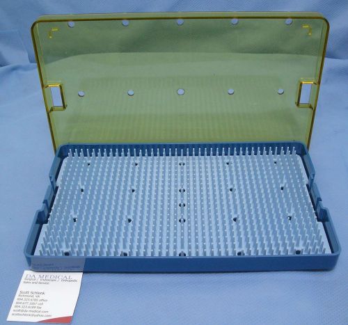 PST Microsurgical Instrument Storage Tray - 10&#034; by 6&#034; by 1&#034; with silicone matt