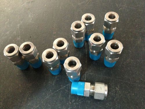 Swagelok 1/4 Pipe To 3/8 Tube Union Fitting 11 Pcs New