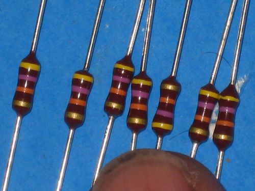 Lot A 4 Band Color Coded  Resistors Type unknown  100 sent   3E3