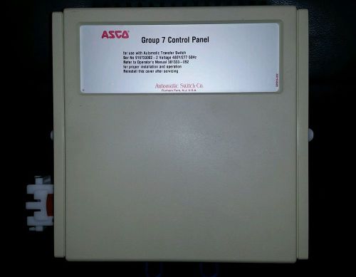 Asco Group 7 Control Switch