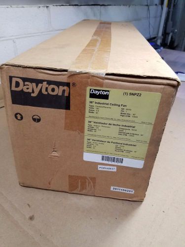 Dayton 5npz2 ceiling fan, 1 spd, 36 in, 120 volt for sale