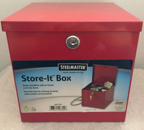 SteelMaster Store-It Box, Red Color, Brand New