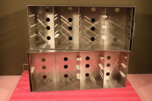 Thermo Scientific™ Adjustable Sample Storage Freezer Rack,Stainless Steel, Qty 2
