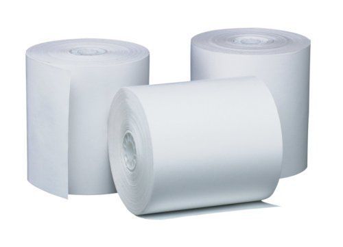 PM Company Perfection POS Black Image Thermal Rolls, 3.125 Inches x 200 Feet, 50