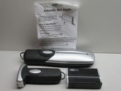 InnoDesk Electric Mini Stapler, Shredder &amp; Letter Opener 3 Piece Set Work Great