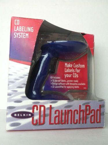 Belkin CD LaunchPad Custom CD Labeling System NEW Create Design Disc Software