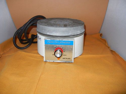 Vwr scientific products dylatherm 33918-432 hot plate 6.25&#034; round 500w for sale