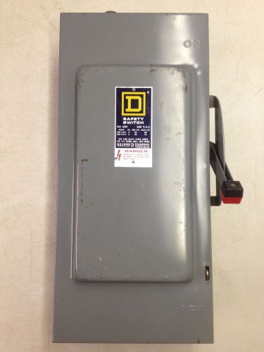 Square D H-363 Fused Safety Switch 100A 600V 3PH