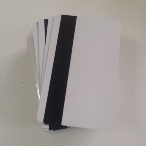 20pcs inkjet pvc card with 1/2&#039;&#039; hico magnetic mag strip blank white printable for sale