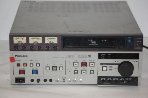 Panasonic AG-6500 HI FI Audio Video Cassette Recorder Player VCR